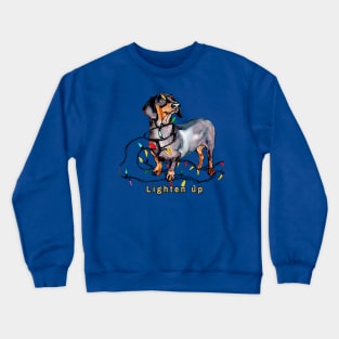 Lighten up Dachshund Crewneck Sweatshirt